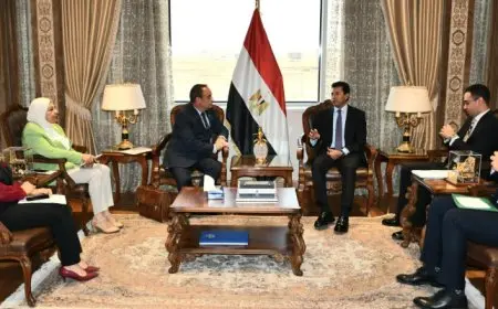 وزير الرياضة يستقبل الممثل المقيم الجديد لمنظمة UNFPA ويبحث آفاق التعاون المستقبلي