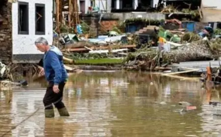 ارتفاع حصيلة ضحايا الفيضانات في أوروبا إلى 19 قتيلًا
