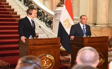 خلال مؤتمر صحفي مع نظيره المجري.. وزير الخارجية: نتطلع لرفع مستوى العلاقات إلى الشراكة الاستراتيجية بين البلدين