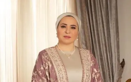 قرينة الرئيس تقدم هاتفيا التعازي للسيدة التي فقدت ابنتيها وحفيدتها في حادث قطار الشرقية