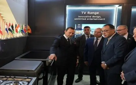 رئيس الوزراء يفتتح مجمع تصنيع الأجهزة المنزلية لشركة “بيكو” التركية