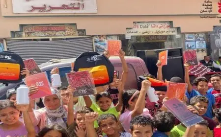فرق المبادرة الرئاسية “بداية” تجوب المحافظات لتوزيع مستلزمات المدارس على الطلاب