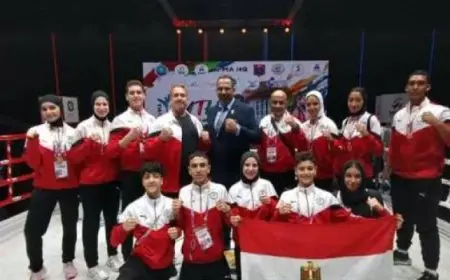 مصر تحصد 8 ميداليات فى بطولة العالم للمواي تاي بتايلاند