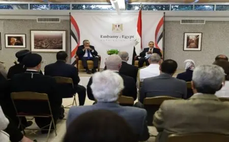 بال .. وزير الخارجية يلتقي رموز الجالية المصرية في الولايات المتحدة