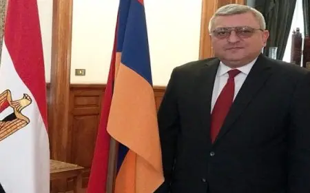 سفير أرمينيا بالقاهرة: العلاقات مع مصر شهدت تطورات إيجابية في العامين الماضيين