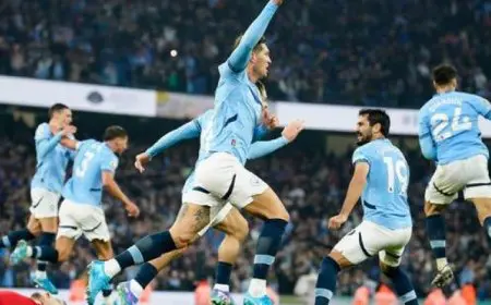 مانشستر سيتي يتصدر الدوري الإنجليزي بتعادله القاتل مع أرسنال 2ـ2