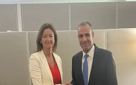 استمراراً للقاءاته على هامش الجمعية العامة للأمم المتحدة .. وزير الخارجية يلتقي مع نظيرته السلوفينية