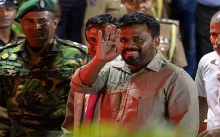 فوز “أنورا كومارا ديساناياكي” بالانتخابات الرئاسية في سريلانكا