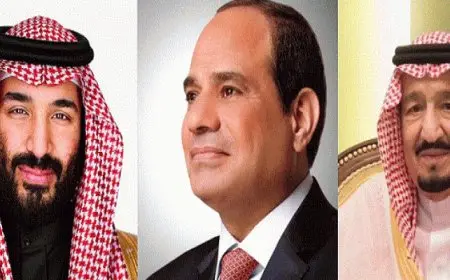 الرئيس السيسي يهنئ خادم الحرمين وولي العهد السعودي بذكرى اليوم الوطني