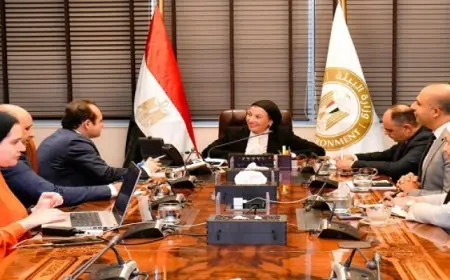 وزيرة البيئة تبحث مع أمين لجنة البيئة سبل التعاون فى عدد من الملفات البيئية