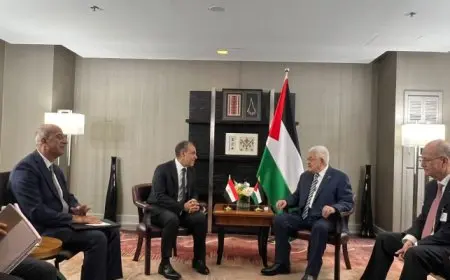وزير الخارجية يؤكد للرئيس الفلسطيني دعم مصر الكامل للسلطة الوطنية