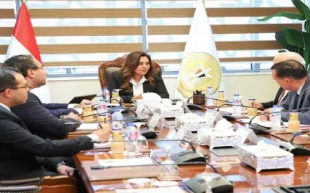 وزيرة التنمية المحلية تبحث مع رئيس شركة “إي فاينانس” ملفات التعاون المشترك