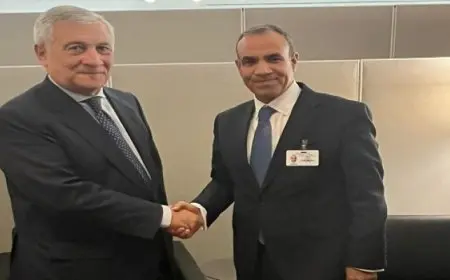 وزير الخارجية يلتقي نظيره الإيطالي على هامش أعمال الدورة 79 للجمعية العامة للأمم المتحدة في نيويورك