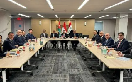 بال .. وزراء خارجية مصر والأردن والعراق : وقف التصعيد الخطير بالمنطقة يبدأ بإنهاء العدوان على غزة