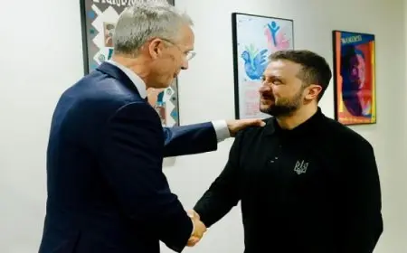 زيلينسكي يلتقي أمين عام حلف الناتو في نيويورك