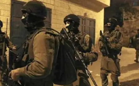 قوات الاحتلال تقتحم مدينة البيرة في الضفة الغربية وتعتقل عددا من الفلسطينيين