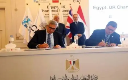 وزير التعليم العالى يشهد توقيع عقود لفتح مكاتب لعدد من هيئات التصنيف والتسجيل البريطانية