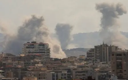 الصحة اللبنانية: شهيدان و15 جريحا في غارة إسرائيلية على الضاحية الجنوبية