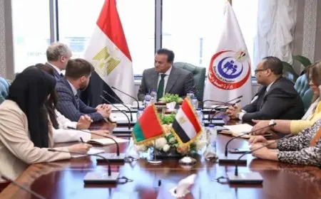 بال .. وزير الصحةيبحث مع سفير بيلاروسيا بالقاهرة سبل التعاون في القطاع الصحي