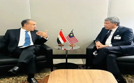 وزير الخارجية والهجرة يلتقي بنظيره الماليزي علي هامش فعاليات الجمعية العامة للأمم المتحدة