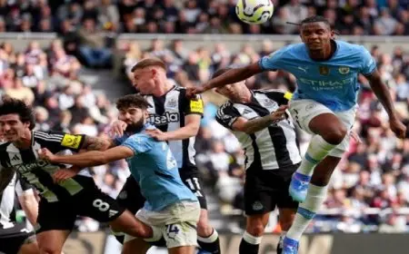 مانشستر سيتي يتعادل أمام نيوكاسل 1-1 بالدوري الإنجليزي الممتاز