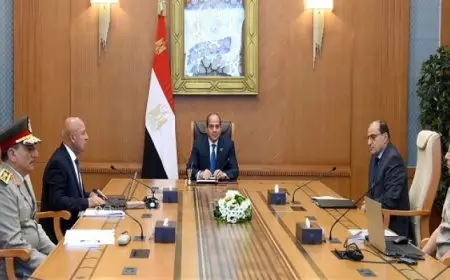 الرئيس السيسى يطلع على الموقف التنفيذي لعدد من الملفات ذات الصلة بالتنمية الصناعية والعمرانية