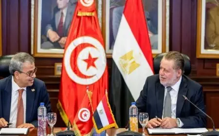 البنك المركزي يوقع مذكرة تفاهم مع نظيره التونسي لتعزيز التعاون في المجال المصرفي
