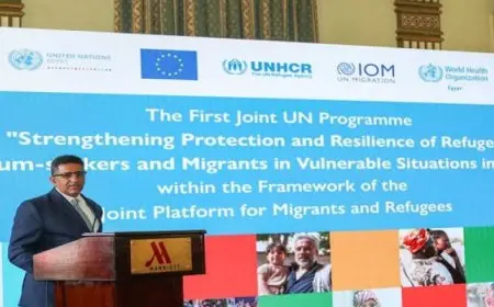 إطلاق البرنامج المشترك لتعزيز حماية وصمود اللاجئين وطالبي اللجوء والمهاجرين في مصر