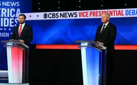 والز وفانس يشتبكان بشأن الشرق الأوسط خلال مناظرة نائب الرئيس الأمريكي