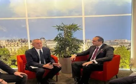 رئيس هيئة الرعاية الصحية يلتقي رئيس جمعية الرعاية الصحية الفرنسية لبحث سبل تعزيز التعاون المشترك