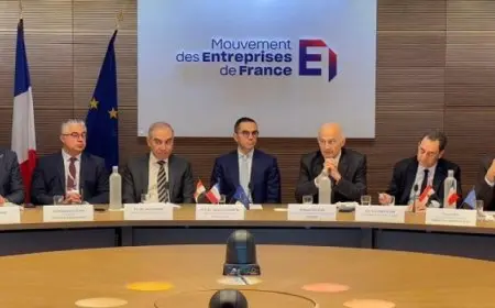 رئيس اقتصادية قناة السويس يختتم جولته لفرنسا بلقاء اتحاد أصحاب الأعمال الفرنسي “MEDEF”