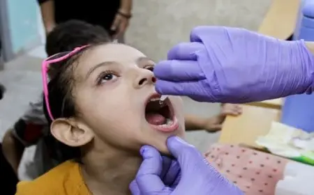 الصحة العالمية تسعى لبدء المرحلة الثانية من التطعيم ضد شلل الأطفال في غزة 14 أكتوبر