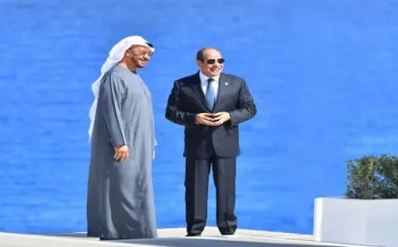 الرئيس السيسي والشيخ محمد بن زايد يشهدان إطلاق مشروع رأس الحكمة