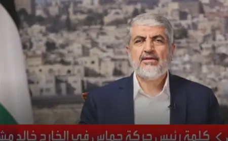 في الذكري الأولى لحرب غزة .. خالد مشعل : اسرائيل فشلت على مدار عام .. وطوفان الأقصى أعاد الحياة للقضية الفلسطينية