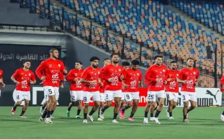 منتخب مصر يواصل تدريباته استعدادًا لمواجهة موريتانيا في تصفيات كأس الأمم الإفريقية