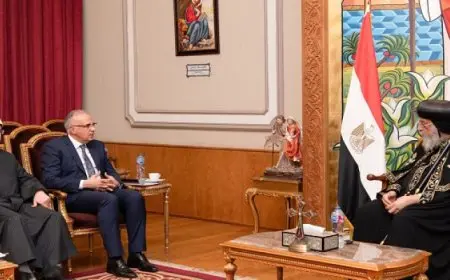 البابا تواضروس يبحث مع وزيري الري والأوقاف سبل رفع الوعي بأهمية ترشيد المياه بين المواطنين