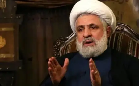 نعيم قاسم: نؤيد الحراك السياسي.. ولا محل لأي نقاش دون وقف النار