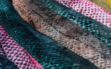 جلود الأسماك في كوستاريكا تتحول ملابس ومجوهرات