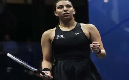 فريدة محمد تتأهل لنهائى بطولة اسكواش كلاسيك بنيويورك