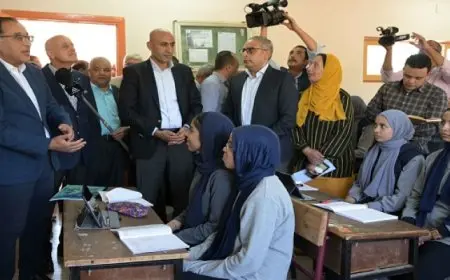 رئيس الوزراء يتابع سير وانتظام العملية التعليمية خلال زيارته لمحافظة الأقصر