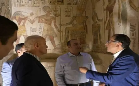 مدبولي يتفقد معبد هابو خلال جولته بالأقصر.. ويؤكد دعم الحكومة الكامل لرفع كفاءة المعابد الأثرية