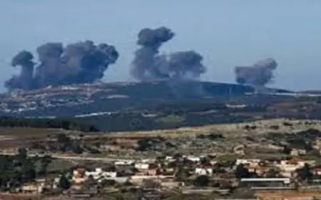 الطيران الإسرائيلي يشن غارة على بلدة المني ويستهدف بصاروخ وسط دبين جنوب لبنان