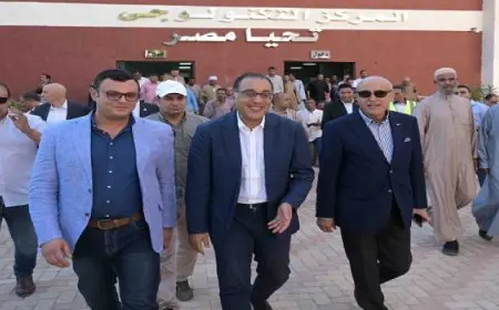 مدبولي من الأقصر: الدولة حريصة على تحقيق طفرة تنموية في محافظات الصعيد