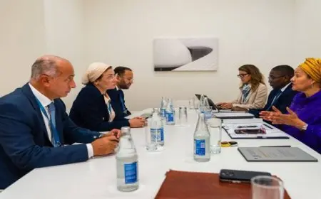 وزيرة البيئة تعقد لقاءا ثنائيا مع نائب الأمين العام للأمم المتحدة