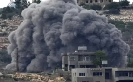 غارات إسرائيلية على محيط بلدات الناقورة وقانا وعلما الشعب جنوبي لبنان