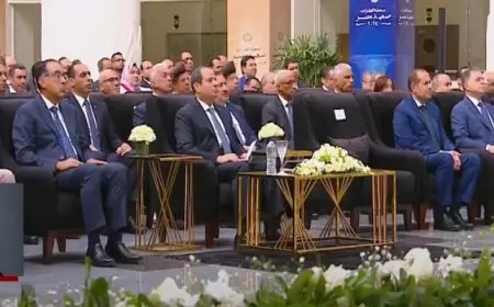 الرئيس السيسي يشهد افتتاح عدد من المشروعات القومية في قطاع النقل