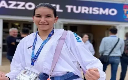 مريم طنطاوي تحصد ذهبية جديدة لمصر في بطولة العالم للكاراتيه بإيطاليا
