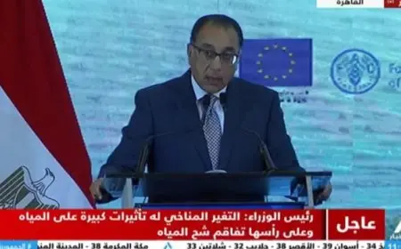 مدبولي: الحصول على مياه نظيفة حق أساسي من حقوق الإنسان