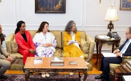 وزير الخارجية والهجرة يستقبل المديرة التنفيذية لبرنامج الأمم المتحدة للمستوطنات البشرية