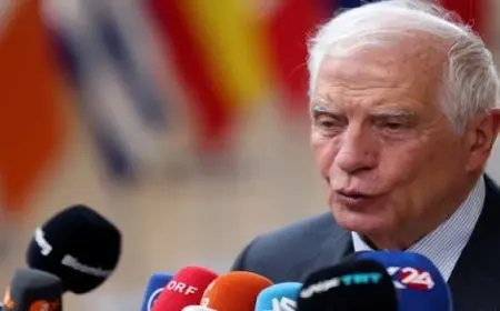 بوريل: الأوضاع في الشرق الأوسط وأوكرانيا تتدهور بشكل مقلق